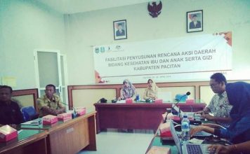 Dinkes Fasilitasi Penyusunan Rencana Aksi Daerah KIA dan Gizi di Pacitan