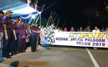 Ratusan Regu Ikuti Lomba Gerak Jalan Palagan Tumpak Rinjing 2019