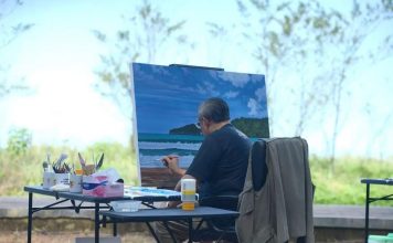 Ribuan Pegiat Seni Rupa Dan Pelajar Pacitan Menggambar Bersama SBY